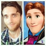 Taylor Bare is Prince Hans Of The Southern Isles look alike from the Disney Movie Frozen