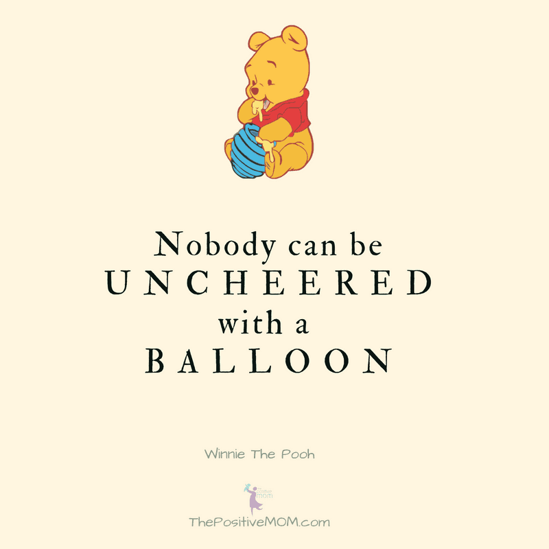 Winnie the Pooh Quote Nobody can be Uncheered with a Balloon -  Portugal